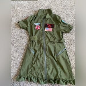 Womans top gun costume
